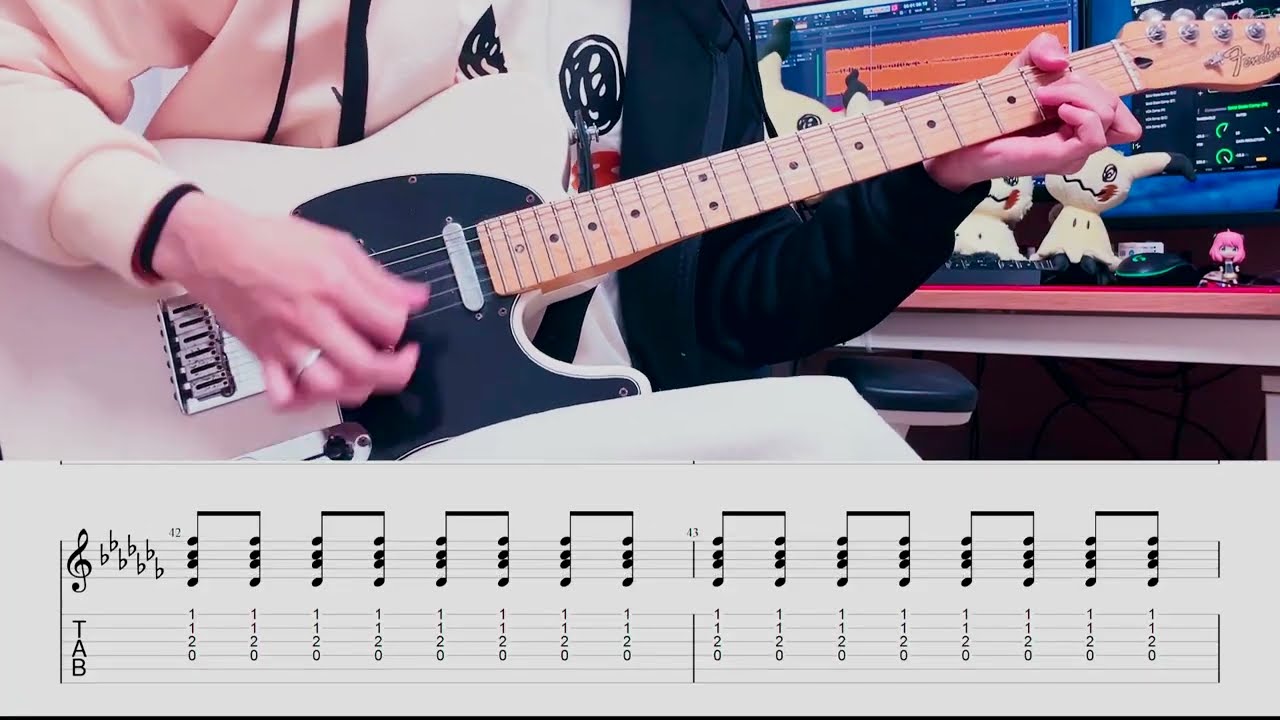 [TAB] Vaundy - 역광 (逆光) : Replica Guitar Tab / By. AndanteriA