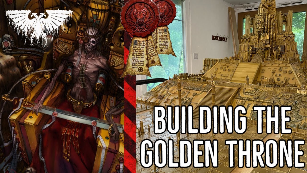 Building The Golden Throne from Warhammer 40,000