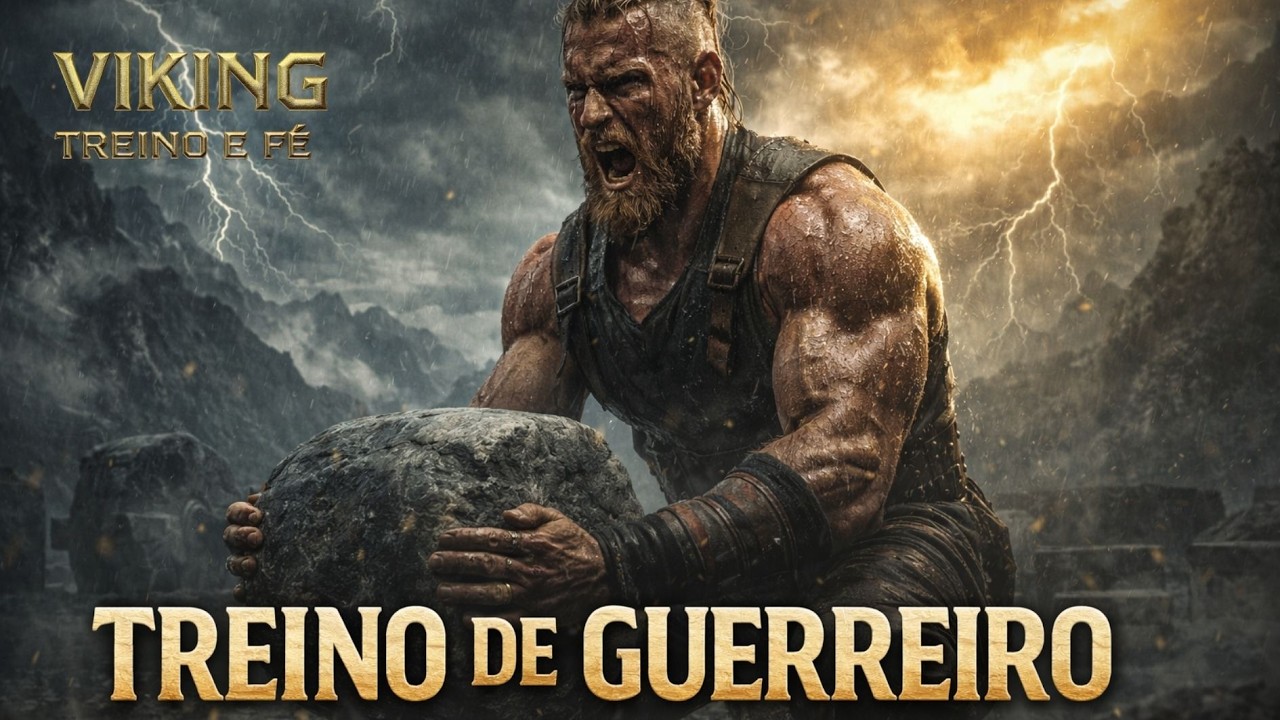 A DOR NÃO PARA O GUERREIRO - Treino Viking Gospel
