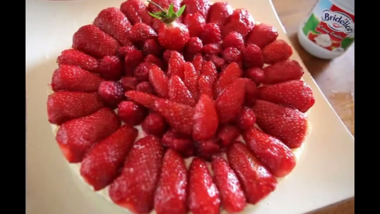 Recette : Gâteau au chocolat blanc et ses fruits de saison par Bridélice