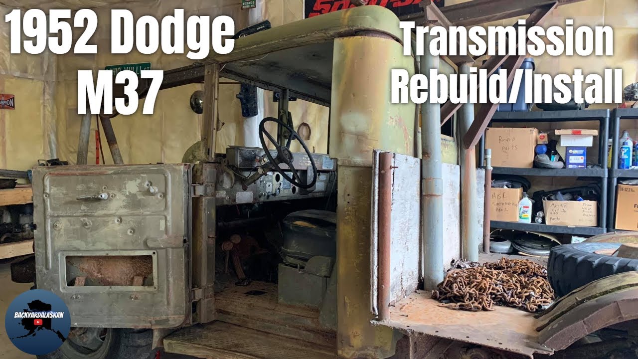 1952 Dodge M37 - Transmission Rebuild/Install + First Drive In 10+ Years!