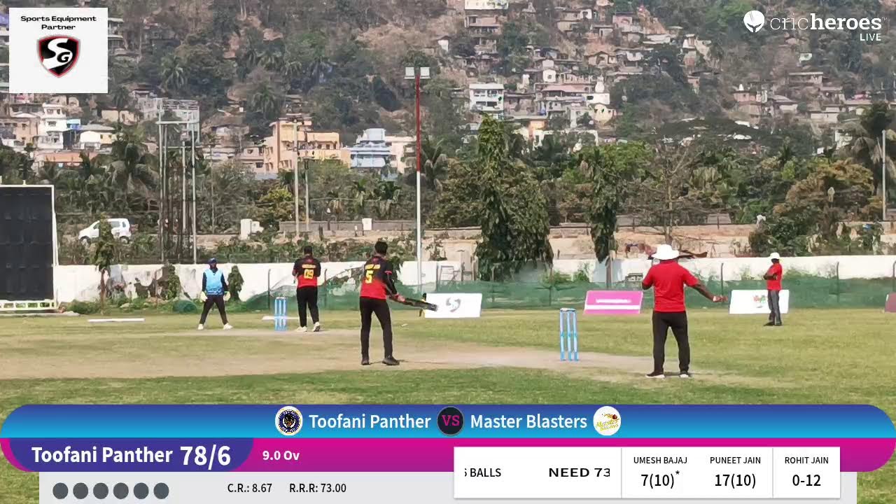 Master Blasters vs Toofani Panther live cricket match | RTPL 7.0 live - NFRSA Stadium, Maligaon Guw