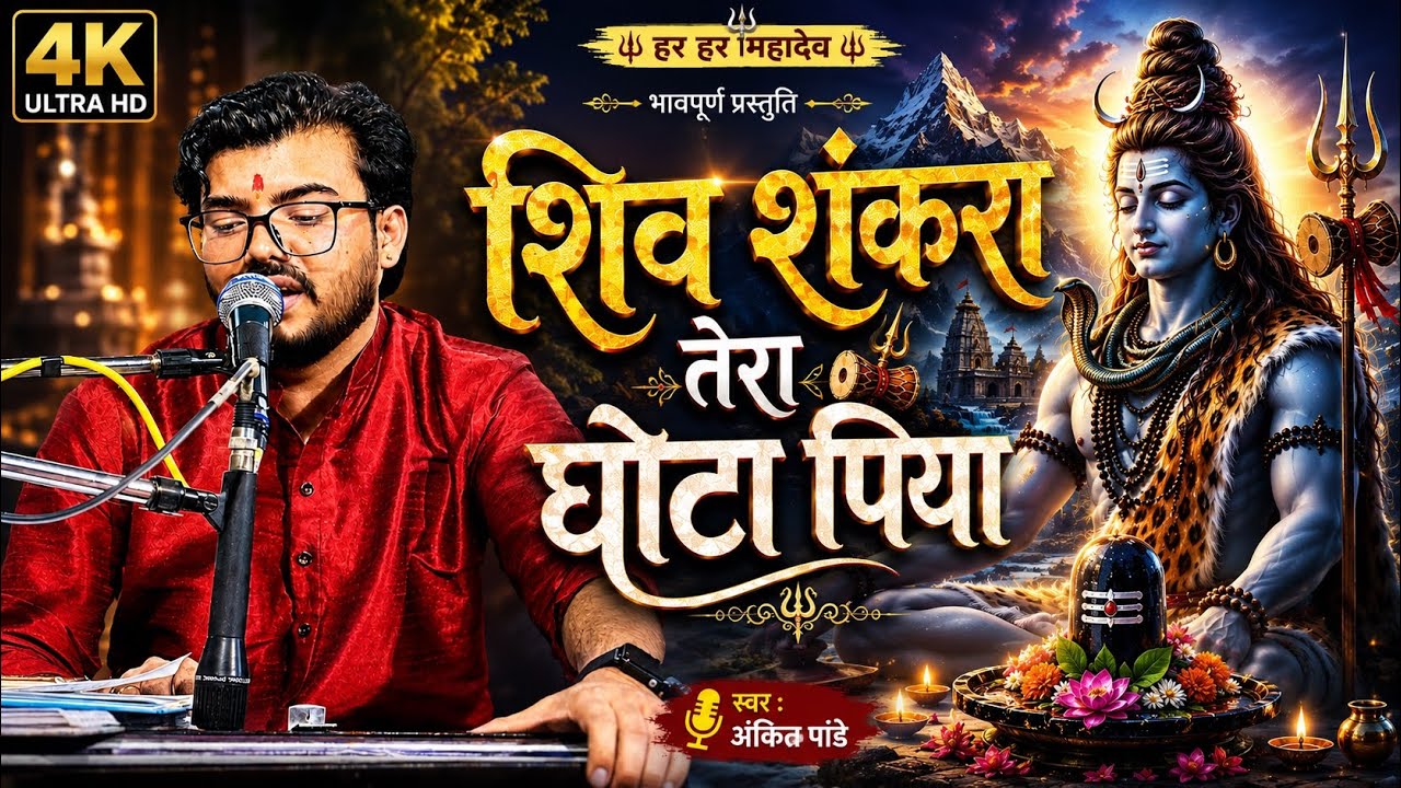 O Shankara Tera Ghota Piya || Shiv Bhajan || Ankit Pandey || ओ शंकरा तेरा घोटा || Shivaratri Bhajan 