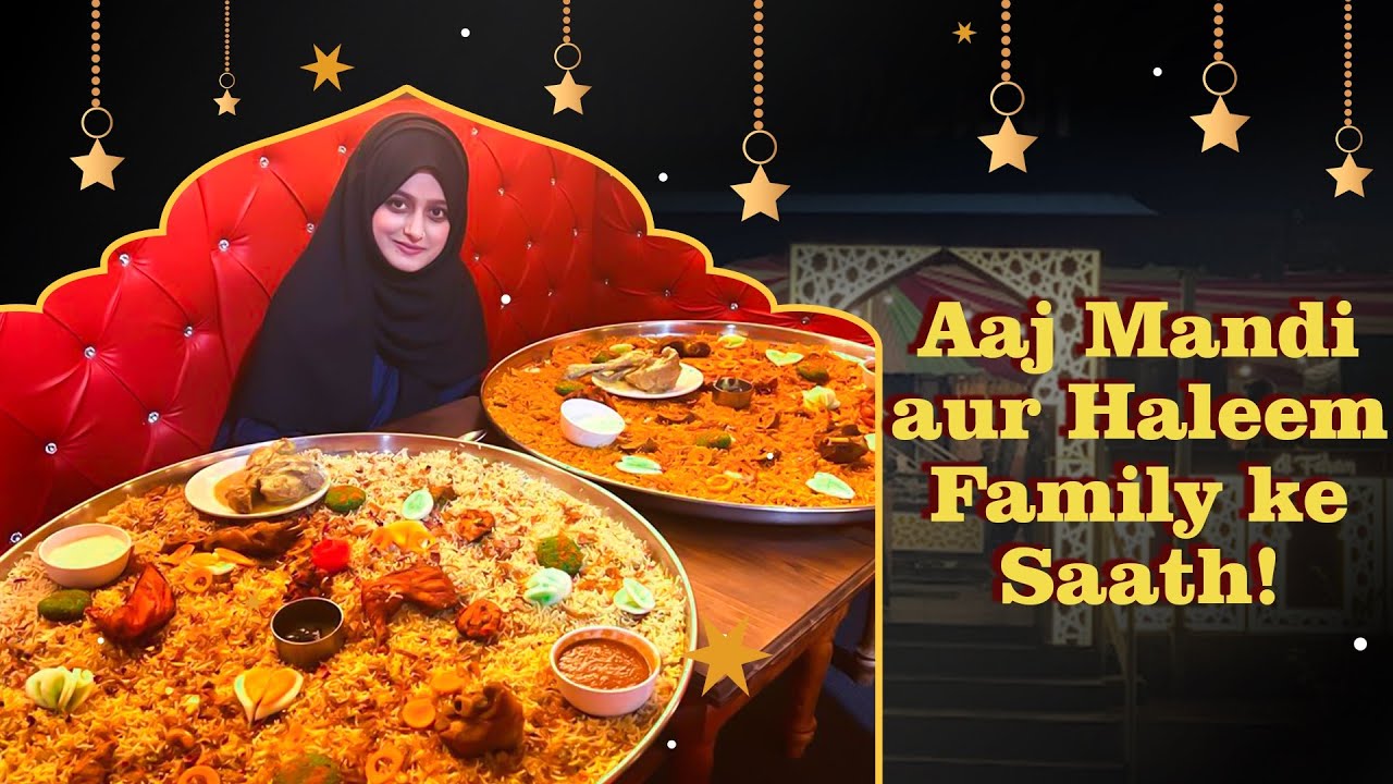 Arabian Mandi |Haleem| Delicacies | Must try😋#meenazfam #arabic #family #ramadan #daily #vlog