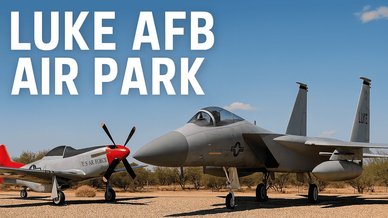 Luke AFB Air Park Tour | Red Tail Tribute & Historic F 15B