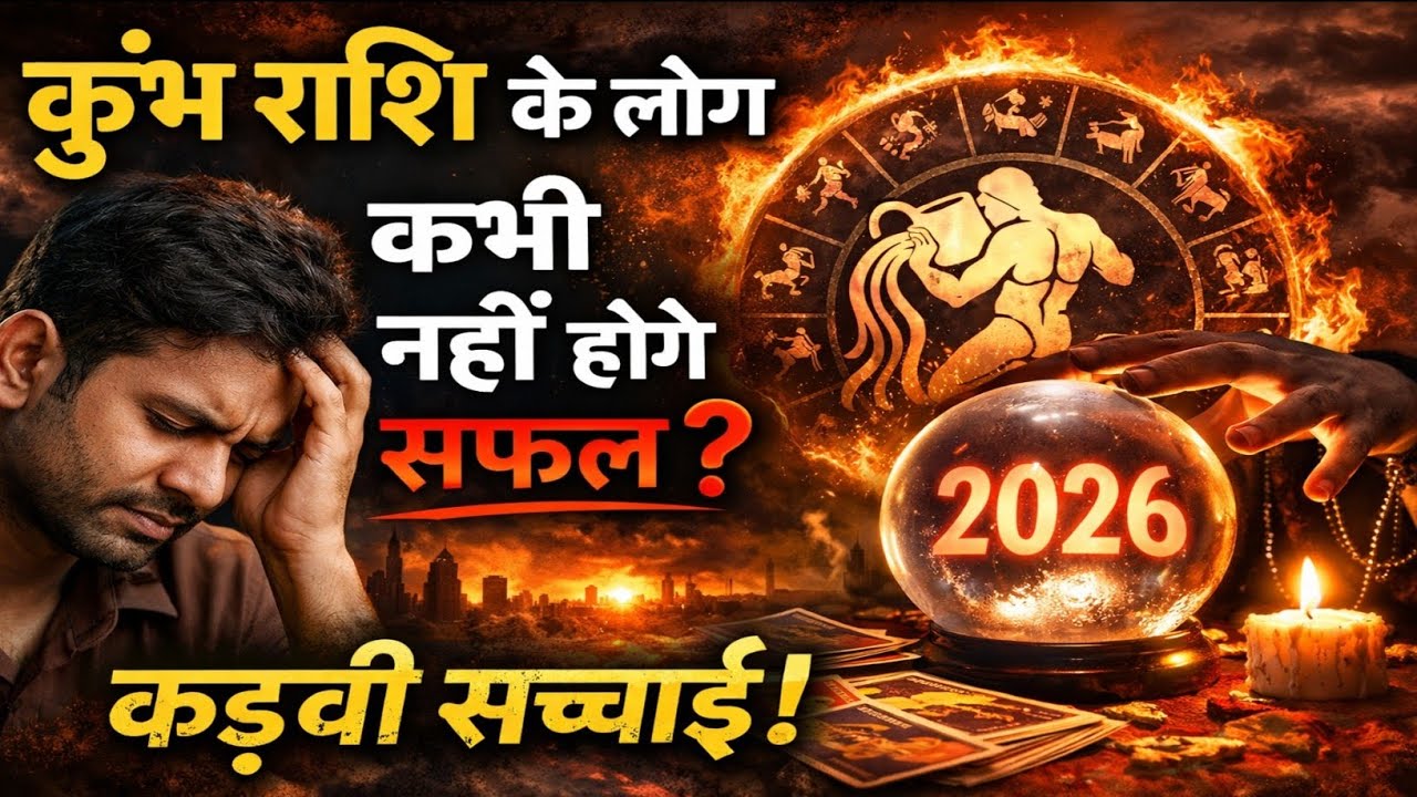 क्या कुंभ राशि वाले कभी सफल नहीं होंगे? 2026 की कड़वी सच्चाई जो कोई ज्योतिषी नहीं बताएगा |