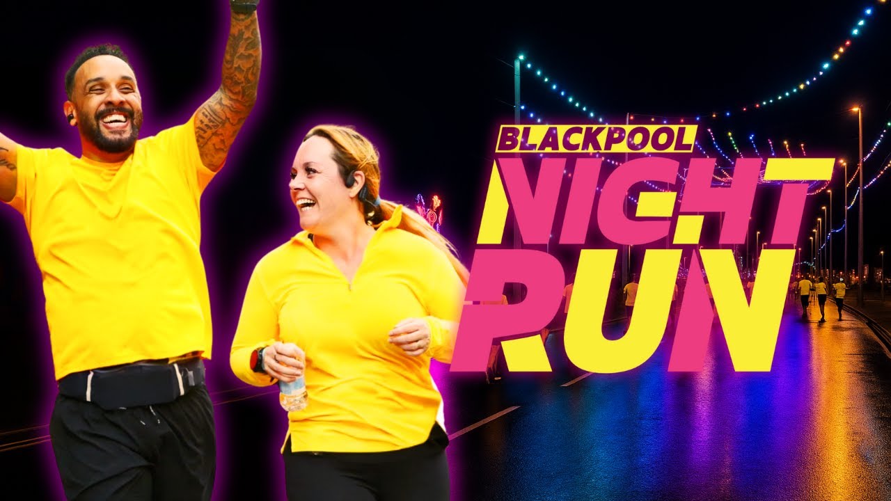 Blackpool Night Run 2025 | Running Under the Blackpool Illuminations