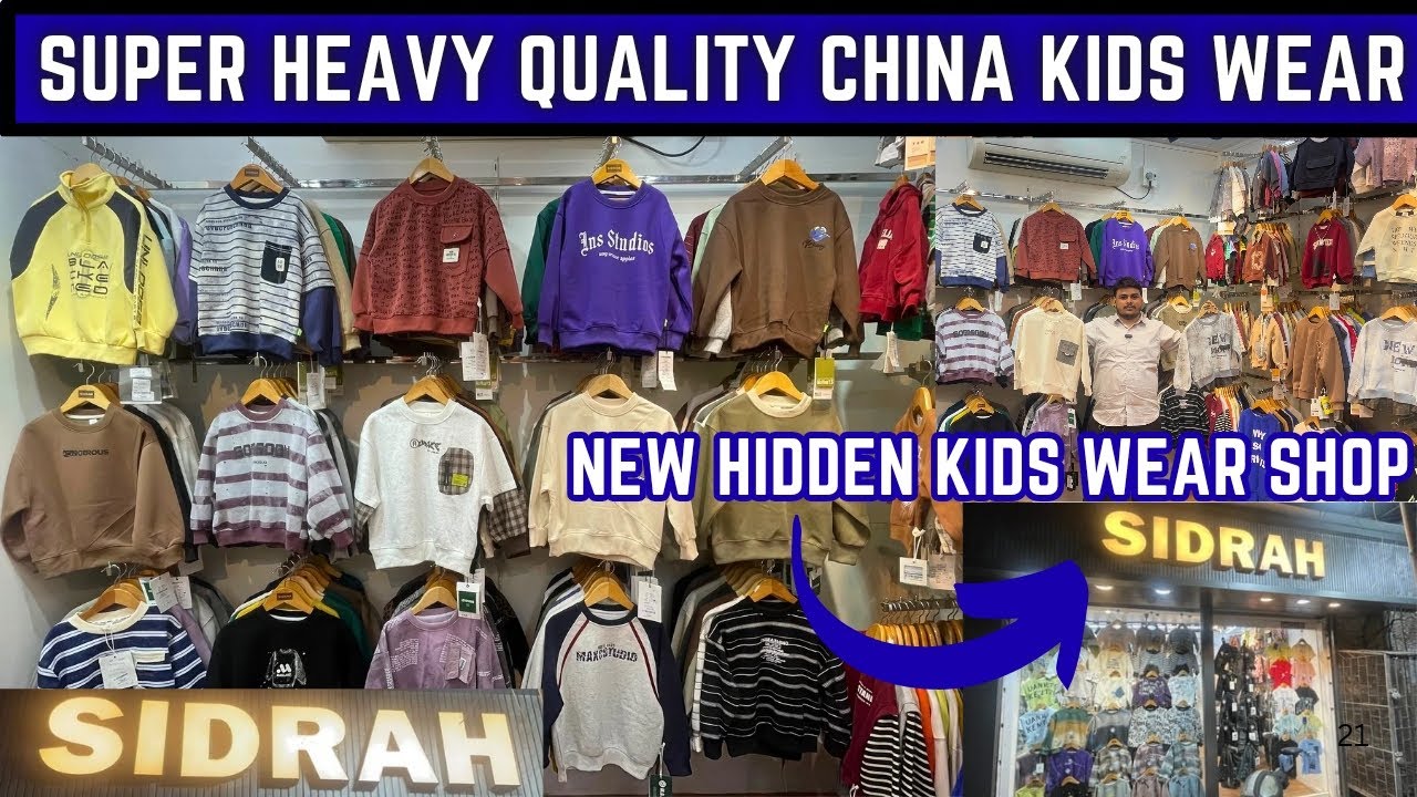Super Heavy Quality Export Surplus+China Imported Kidswear Wholesaler In Masjid Bunder Mumbai/Sidrah