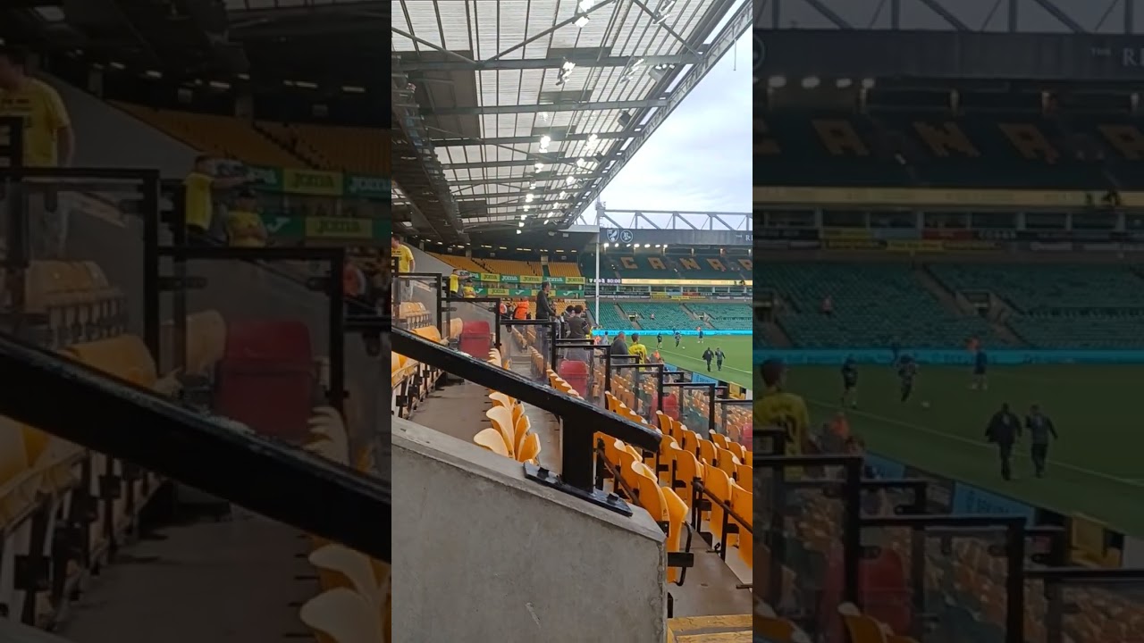 Entering CARROW ROAD!! Norwich v Birmingham City!