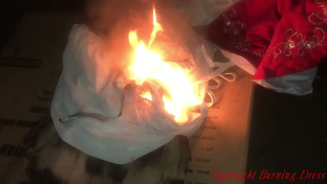 Wedding Dress Bedroom Burn