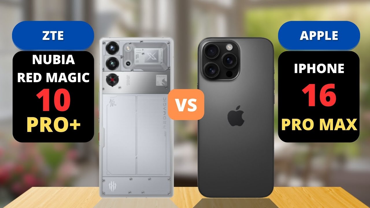 Red Magic 10 Pro Plus vs Iphone 16 Pro Max Comparison