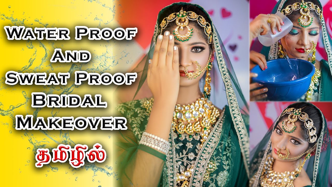 Water Proof and Sweat Proof Makeup in தமிழ் | Master Class | Beautician | Oviya's Bridal Studio