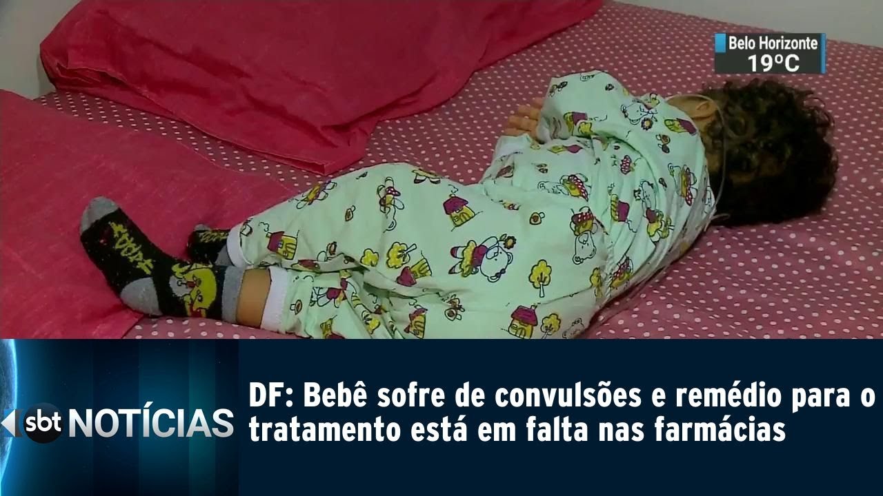 Bebê sofre de convulsões e remédio está em falta nas farmácias | SBT Notícias (18/02/2019)