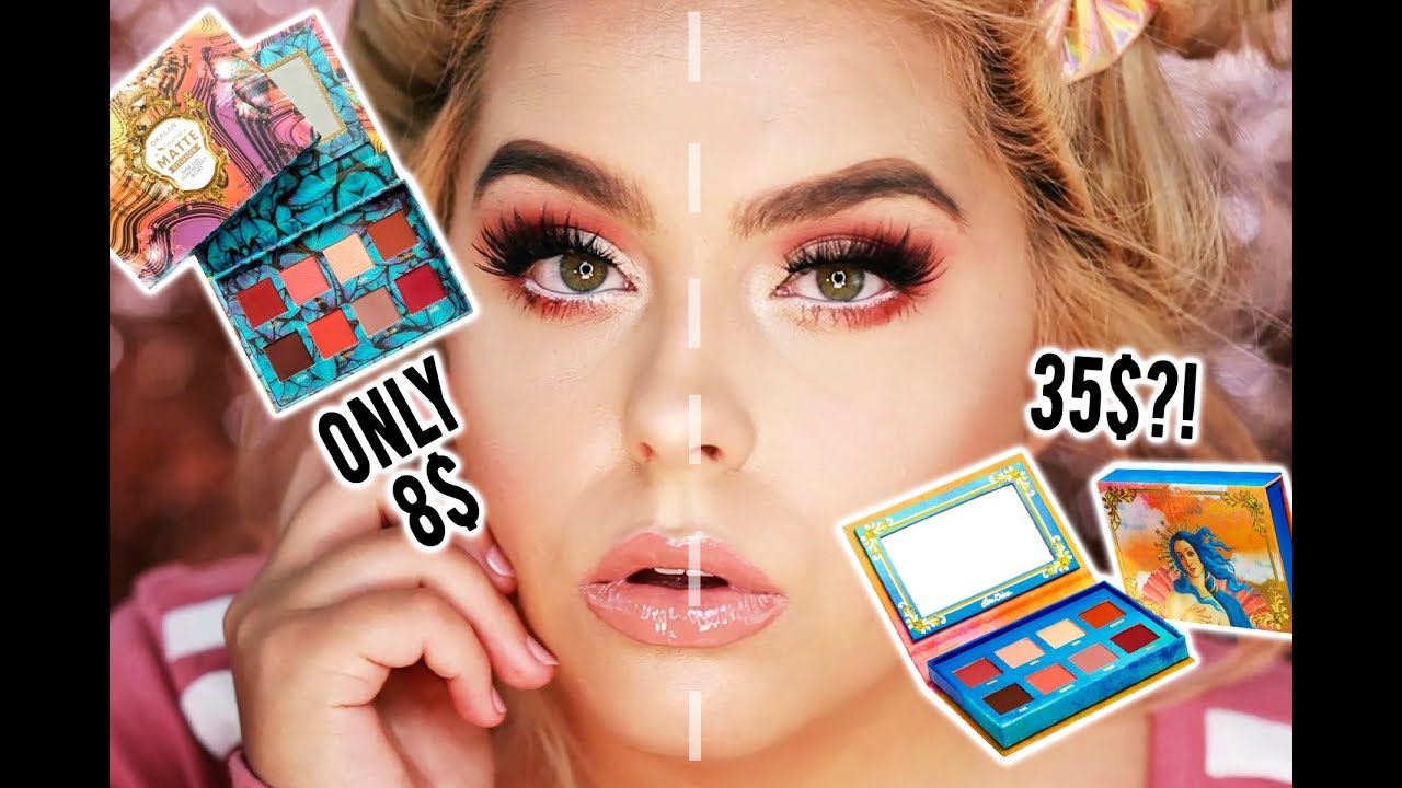 Okalan Matte Eyeshadow Review + DEMO! Dupe for LimeCrime?! | Nicole Matthews |