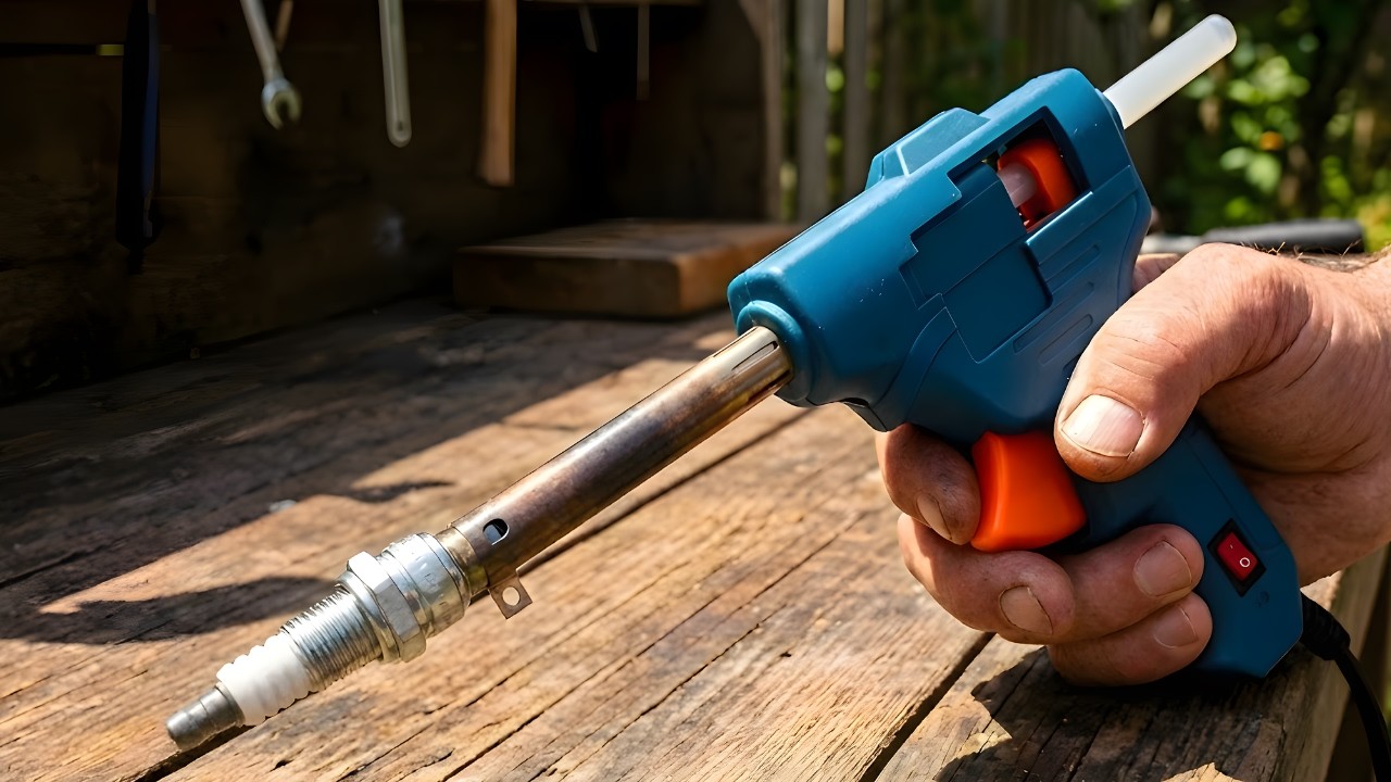 Just 1 Minute! Make A SUPER POWERFUL DIY Mini Welding Machine From A Spark Plug 😱