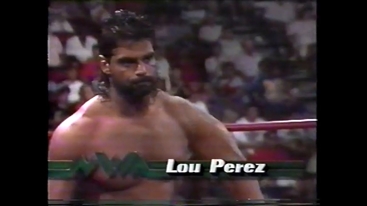 Lou Perez in action   Worldwide Aug 11th, 1990
