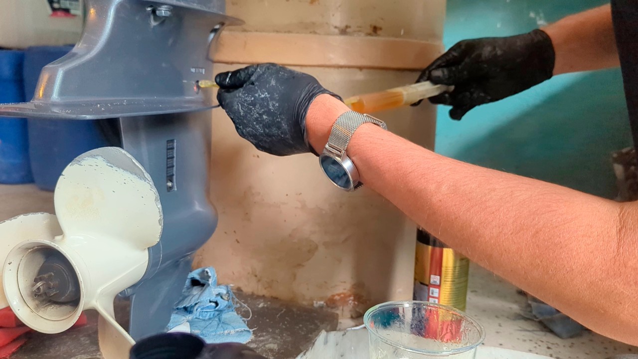 Замена Масла в Редукторе Лодочного Мотора Yamaha/ Опыт Прохождения ТО В ГИМС в 2025/ Судовой Билет