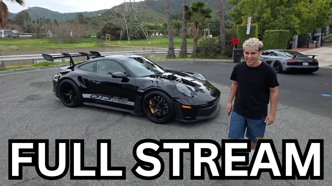 30 MAR - Stable Ronaldo Reveals $400,000 Porsche GT3RS FULL STREAM!