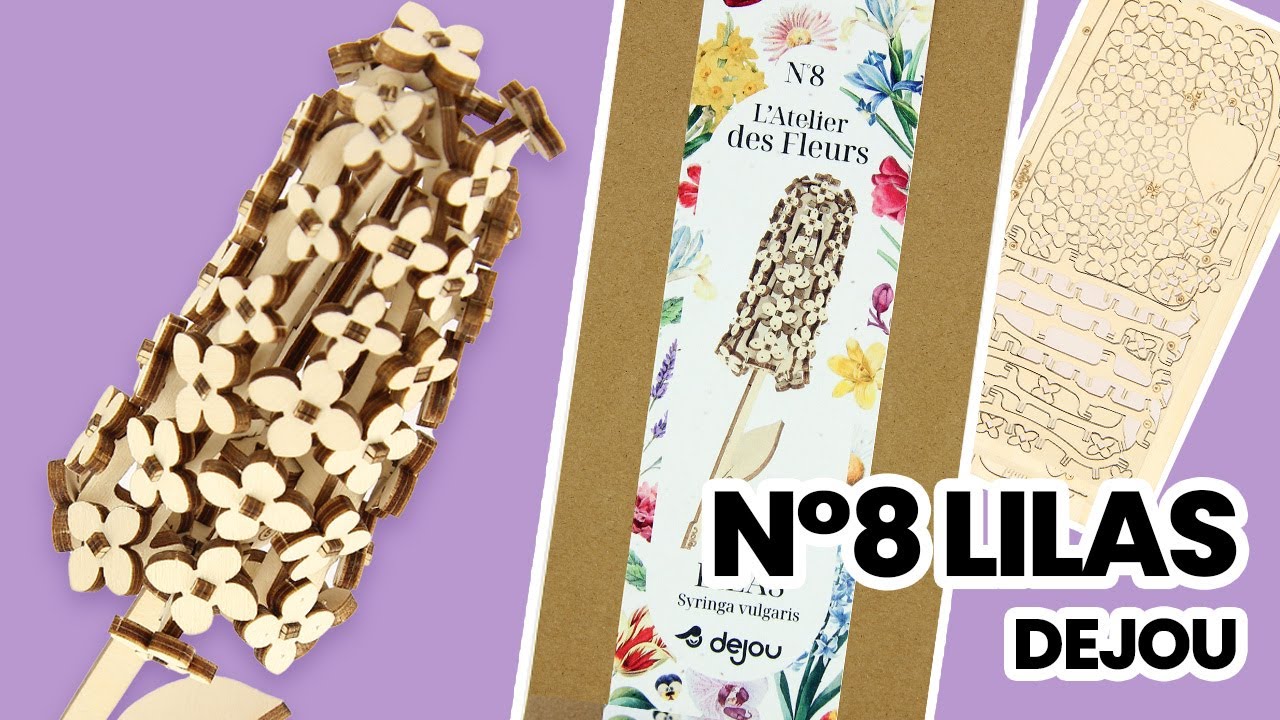 L'Atelier des fleurs N°8 - Construire une branche de lilas en bois