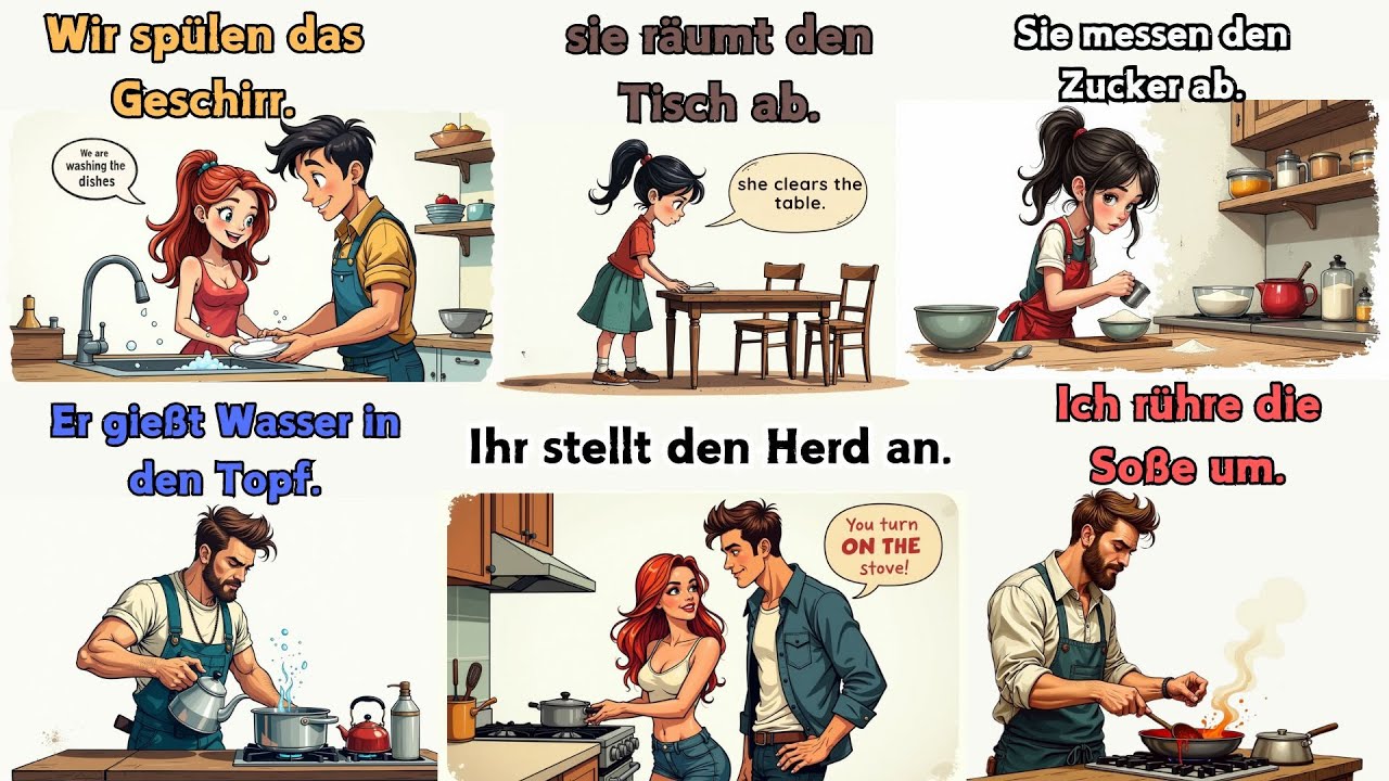 German Vocabulary for the Kitchen | Easy Phrases for Beginners All You Need to Know part 1