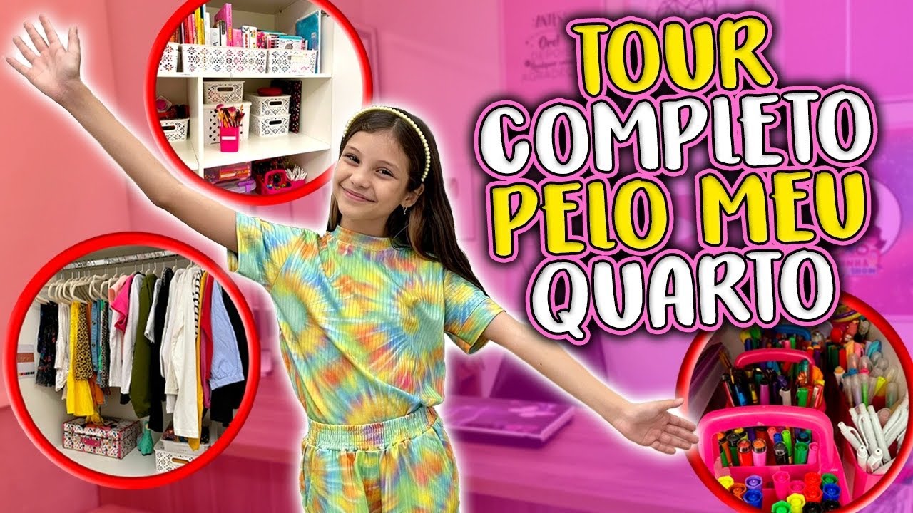 TOUR COMPLETO PELO MEU QUARTO. MOSTREI TUDO | Dudinha Show