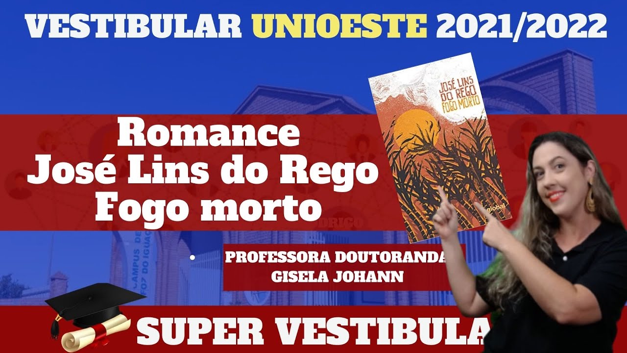 ROMANCE: JOS&Eacute; LINS R&Ecirc;GO - FOGO MORTO - VESTIBULAR UNIOESTE 2022