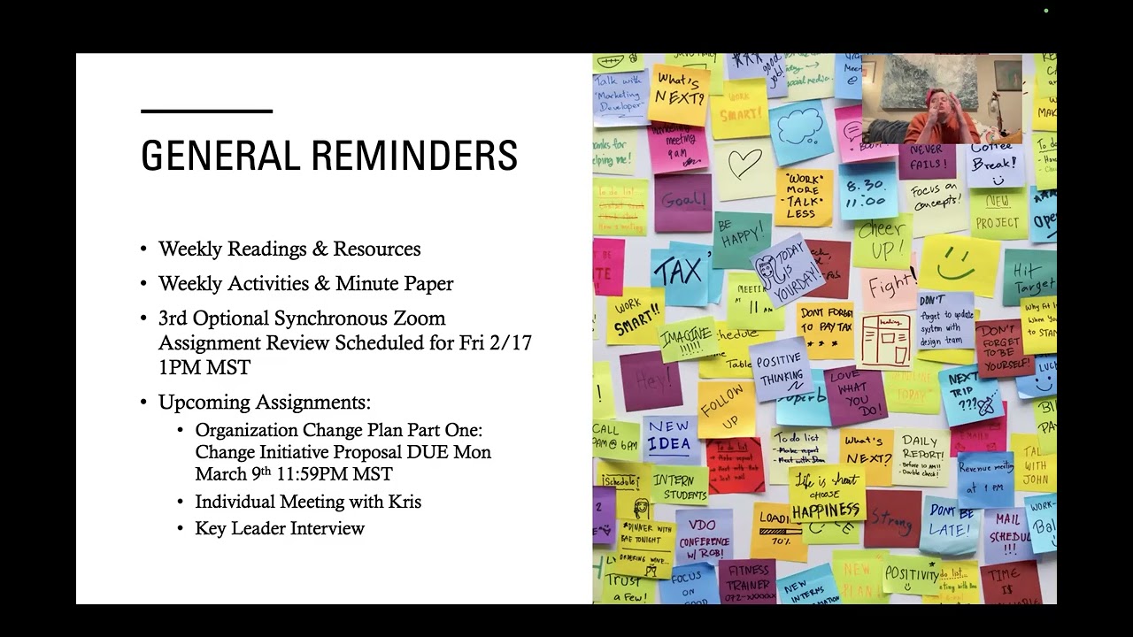 Week 6 Lecture Organization Transform Spring 2026