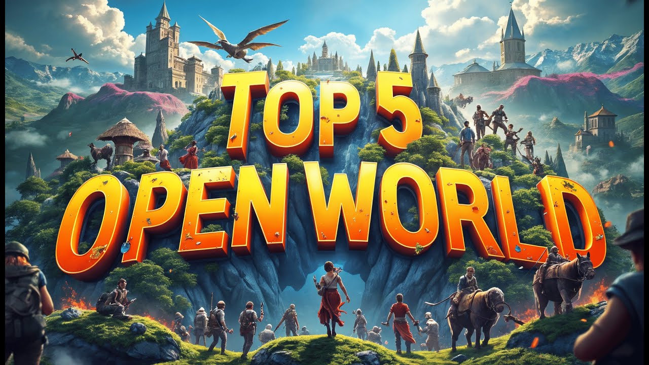 Top 5 Open-World Games: Explore Without Limits! - 👑 TGK 👑