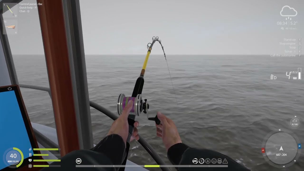 Russian Fishing 4, Norwegian Sea Trolling, 2-18-24