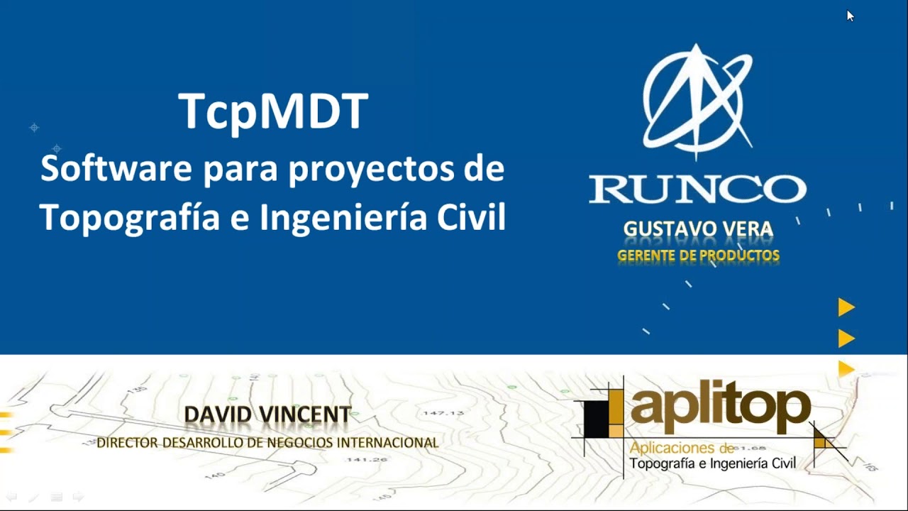 Software para topografía e Ingeniería civíl