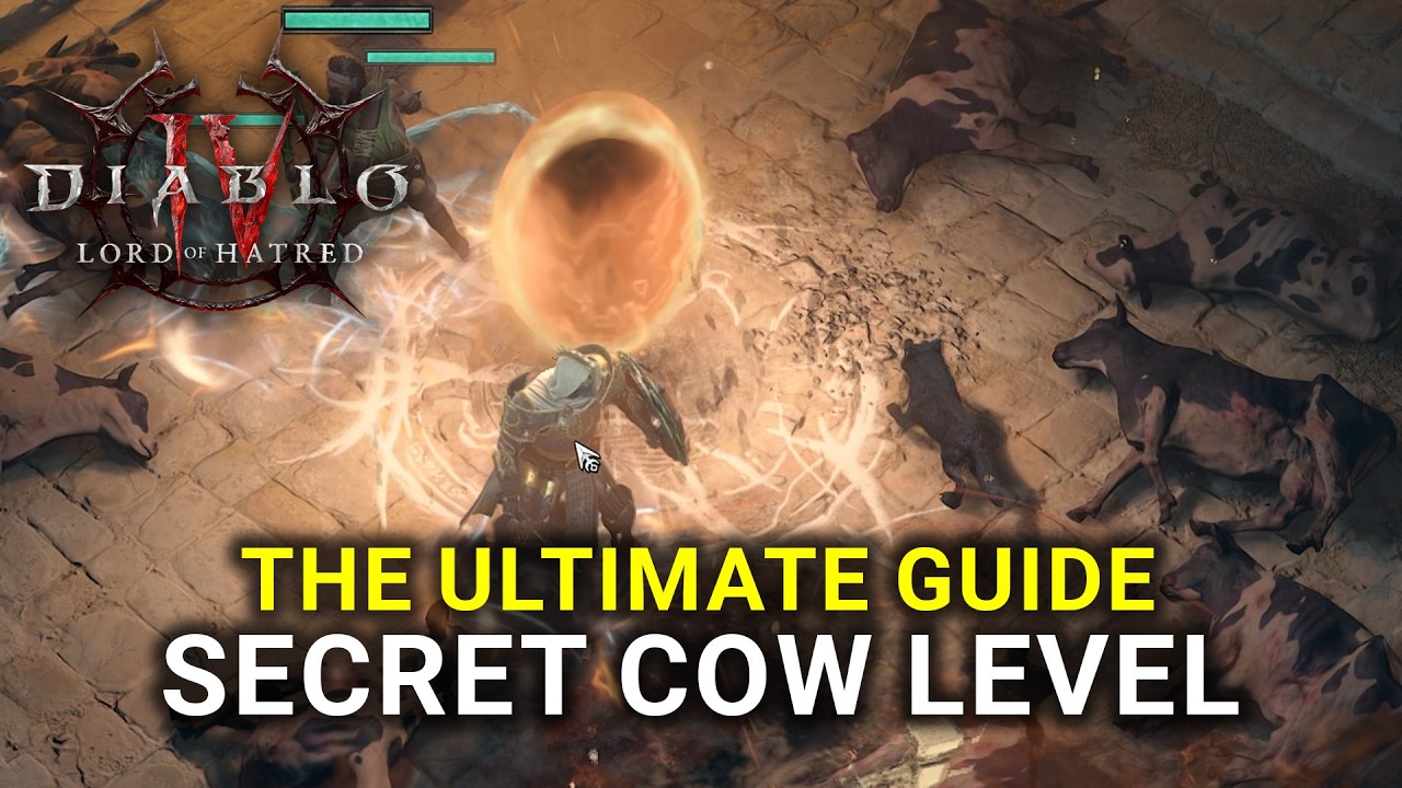 Diablo 4 - The Secret Cow Level Easter Egg (The Ultimate Guide)