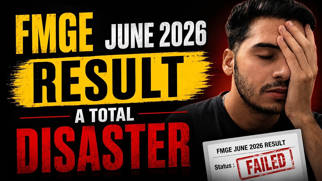 FMGE JUNE 2026 RESULT - A TOTAL DISASTER | Dr. Sachin Jangra