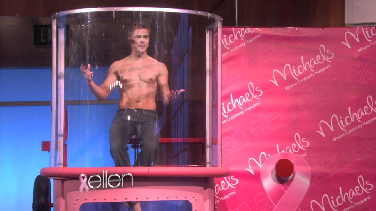 Derek Hough Gets Dunked!