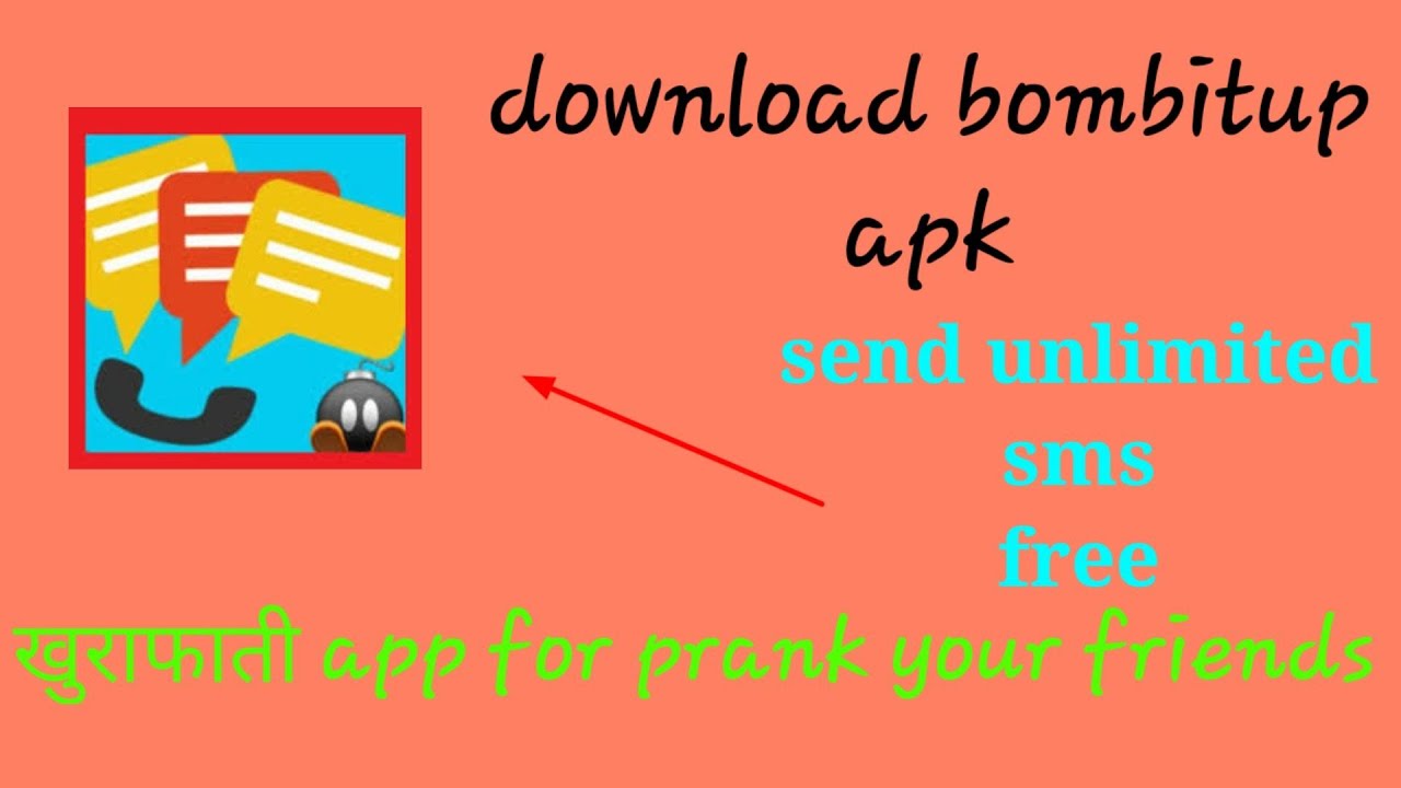 bombitup free sms app⚡Send sms unlimited time⚡Free prank app 🔥  #bestfreeapp