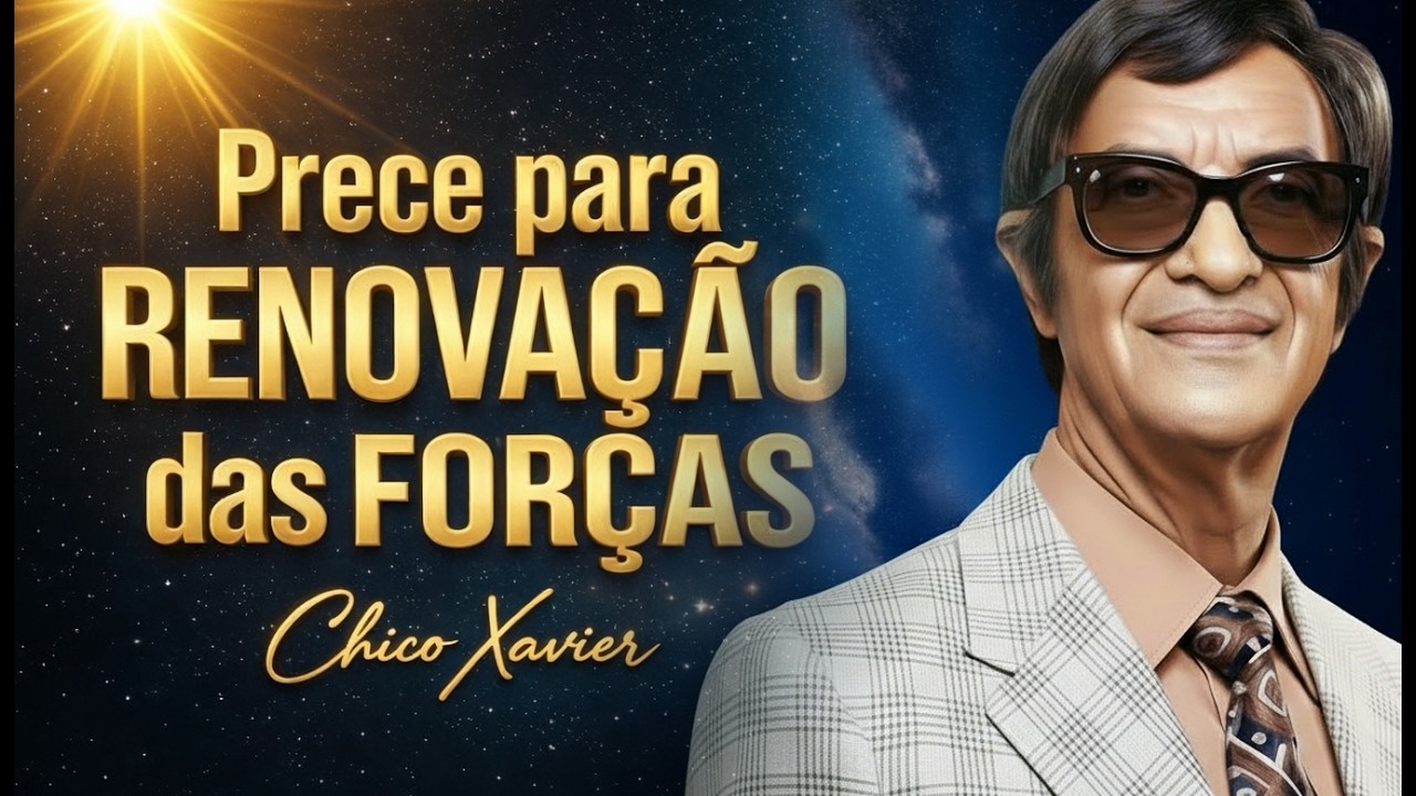 Renove suas Forças com Chico Xavier nesta Linda Oração