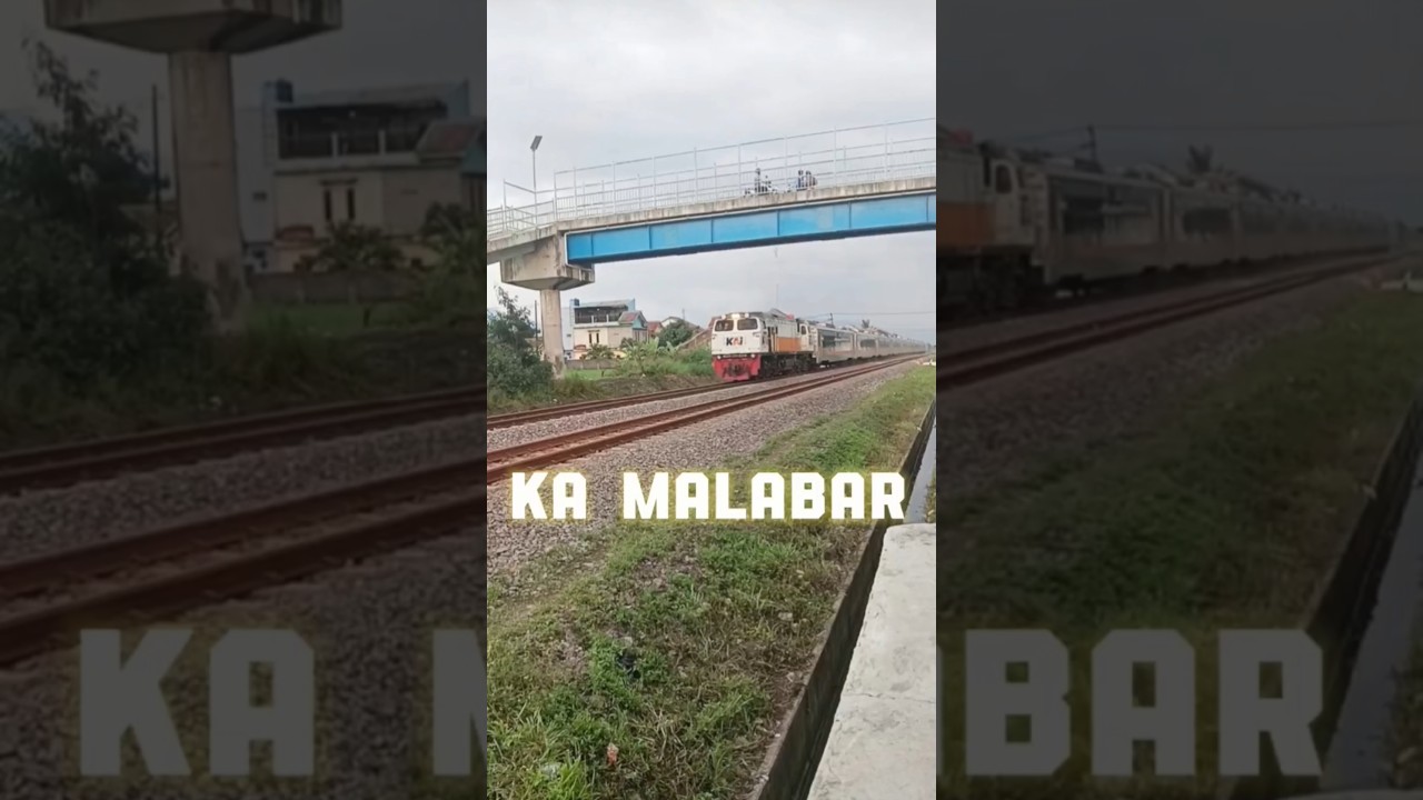 Ka Malabar #keretaapiindonesi #railfans #daop2 #cc206 #kamalabar