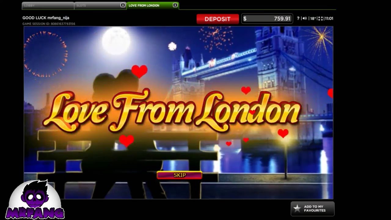 Love From London - Free Spins Bonus  at 888casino