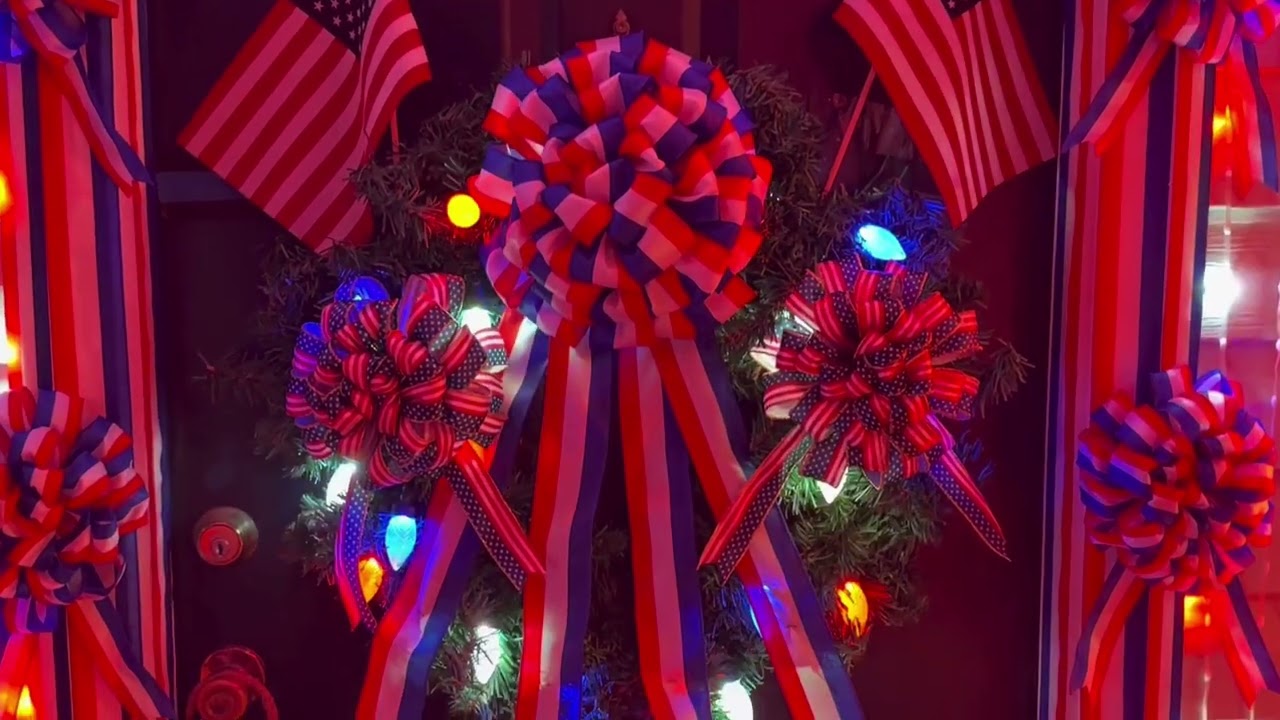 My home all decked out for America 250