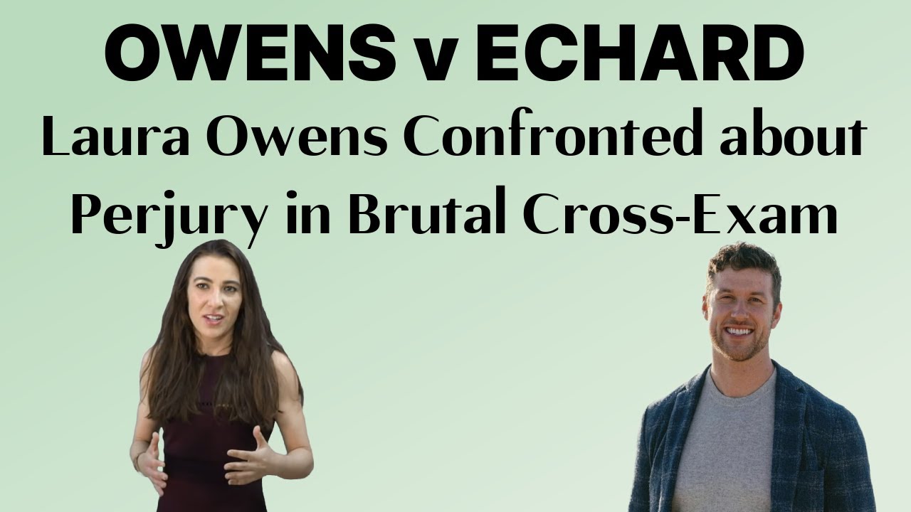 Owens v Echard: Laura Owens' Testimony and BRUTAL Cross-Exam (Full Video)