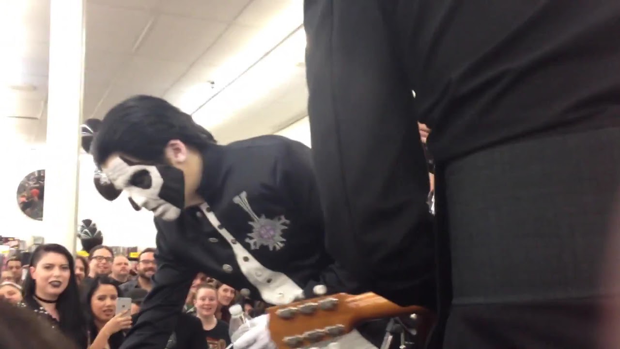 Papa Emeritus says Hello to the children
