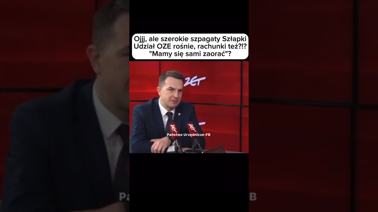 Panie Szłapka, jak tam wyliczenia OZE?
