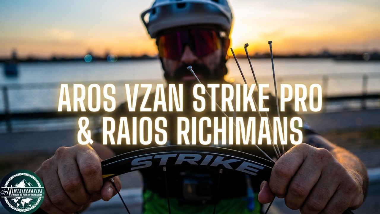 Aros VZAN STRIKE PRO  &  Raios RICHIMANS #mtb #saude #absolute #vzanstrikepro #vzan #deus  #jesus