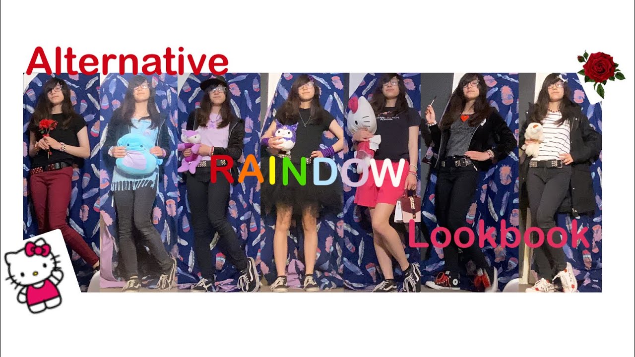 Alternative Rainbow Lookbook!!!!❤️❤️❤️