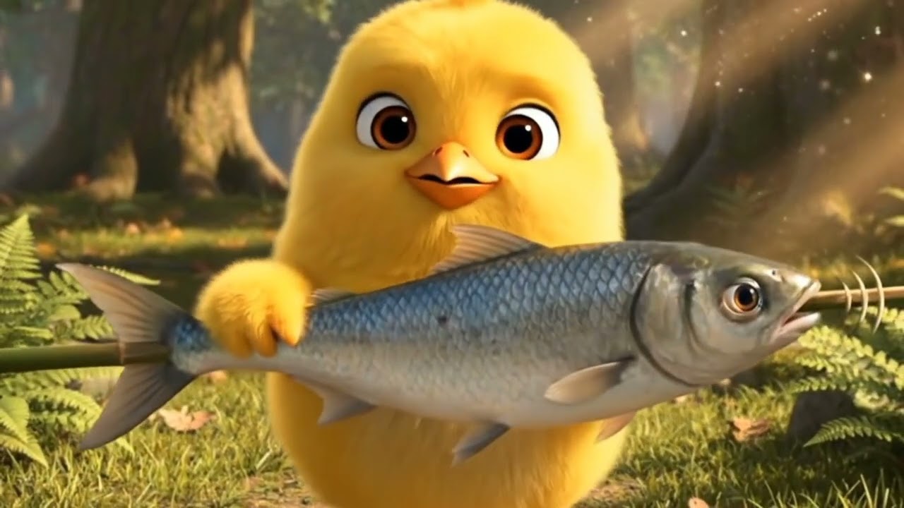 Tiny Chick Chef Masters Gourmet Fish! 😍 Ginger & Forest Lime Leaf Marinade Recipe