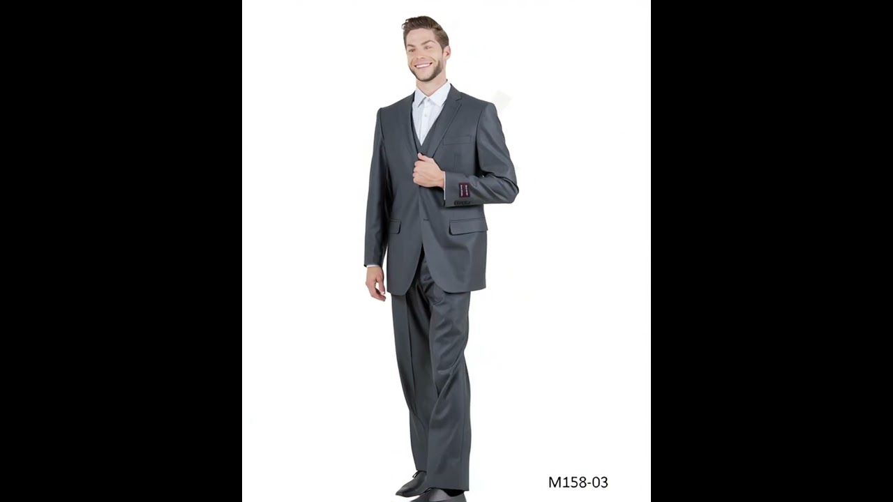 Sharkskin Modern-Fit Suit M158-03