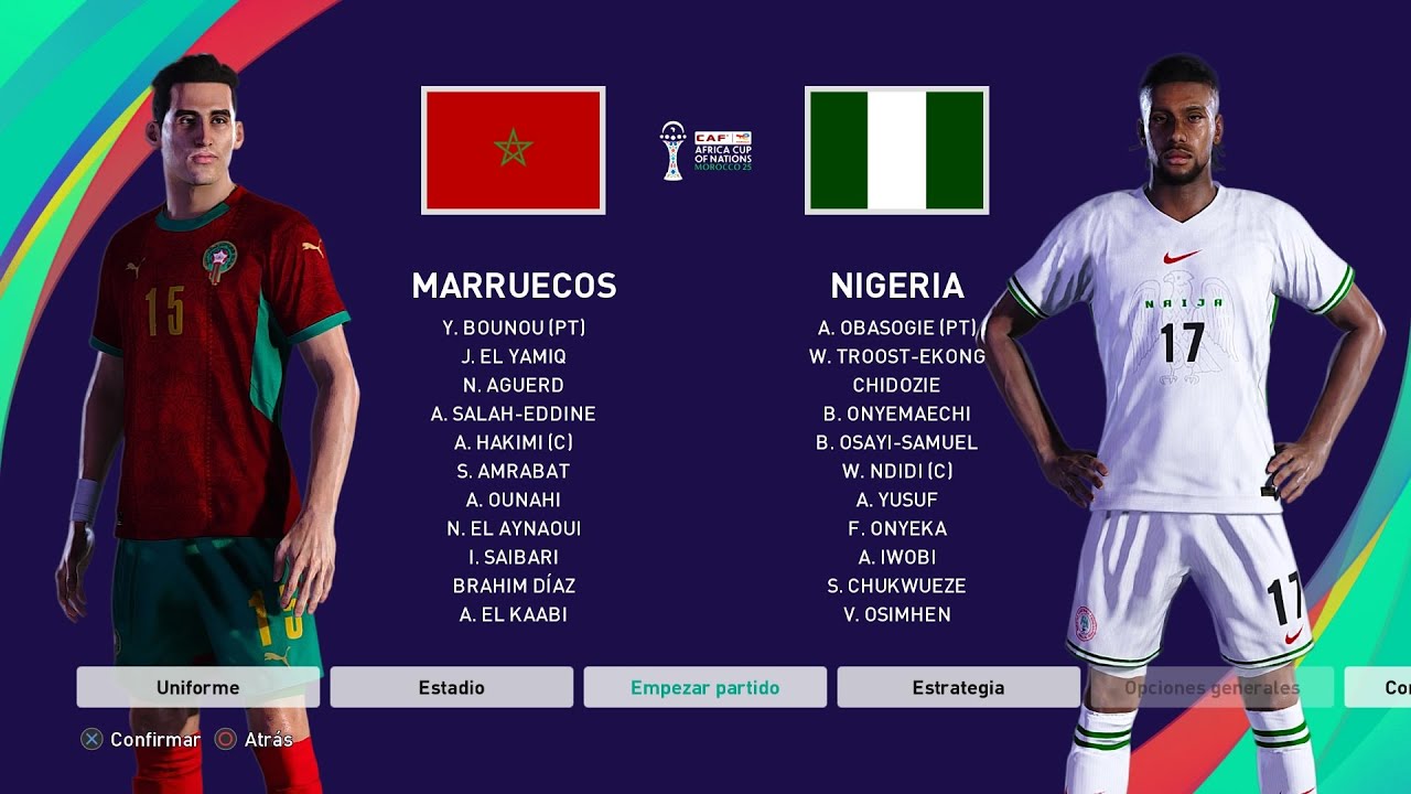 NIGERIA VS MARRUECOS - AFRICA CUP OF NATIONS 2025 SEMIFINAL