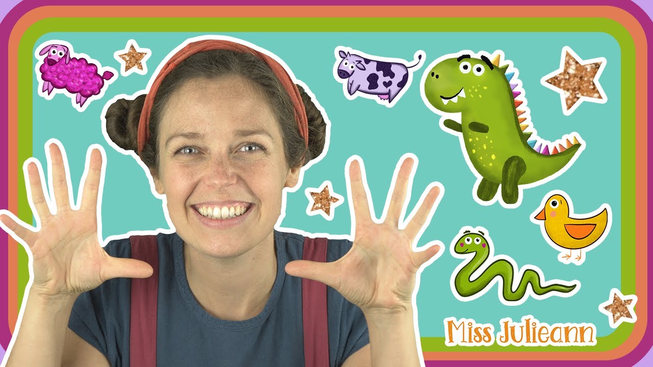There's A Dinosaur At My Door | Dinosaur Songs for Kids | Miss Julieann | Kids Songs and Music