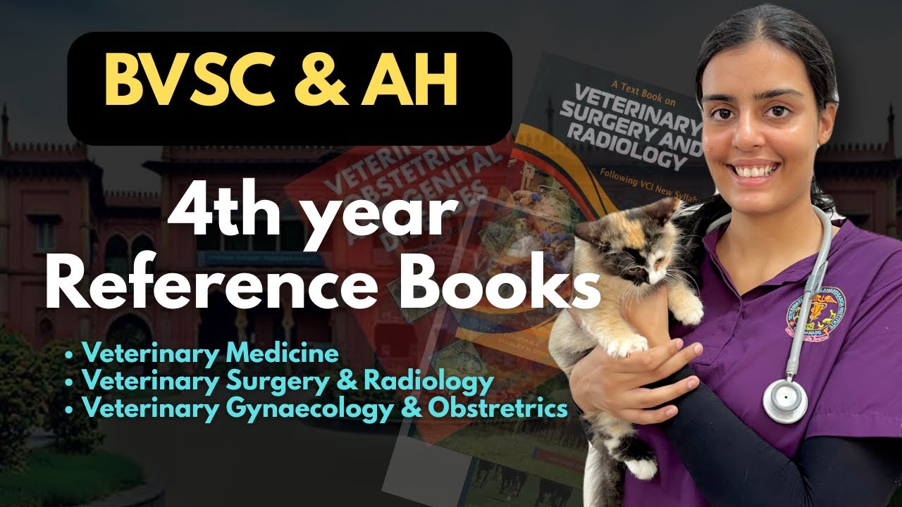 BVSC & AH 4th year Reference Books | My Vet Journey #vet #veterinary 