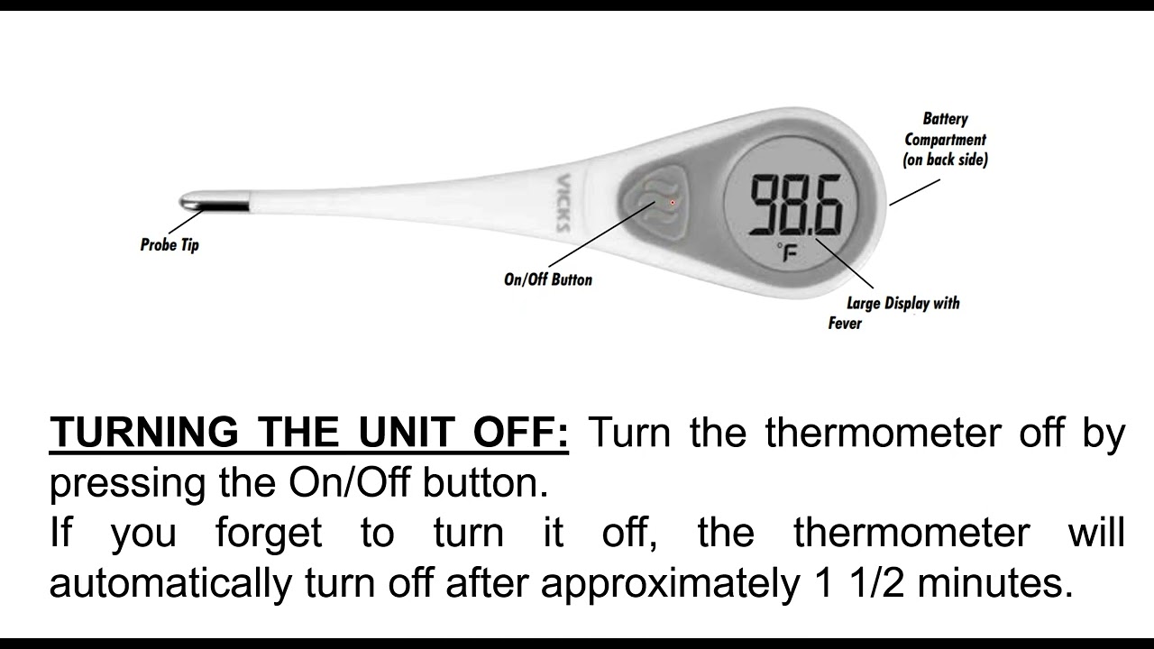 Vicks Thermometer Usage || Battery replacement || Error message 