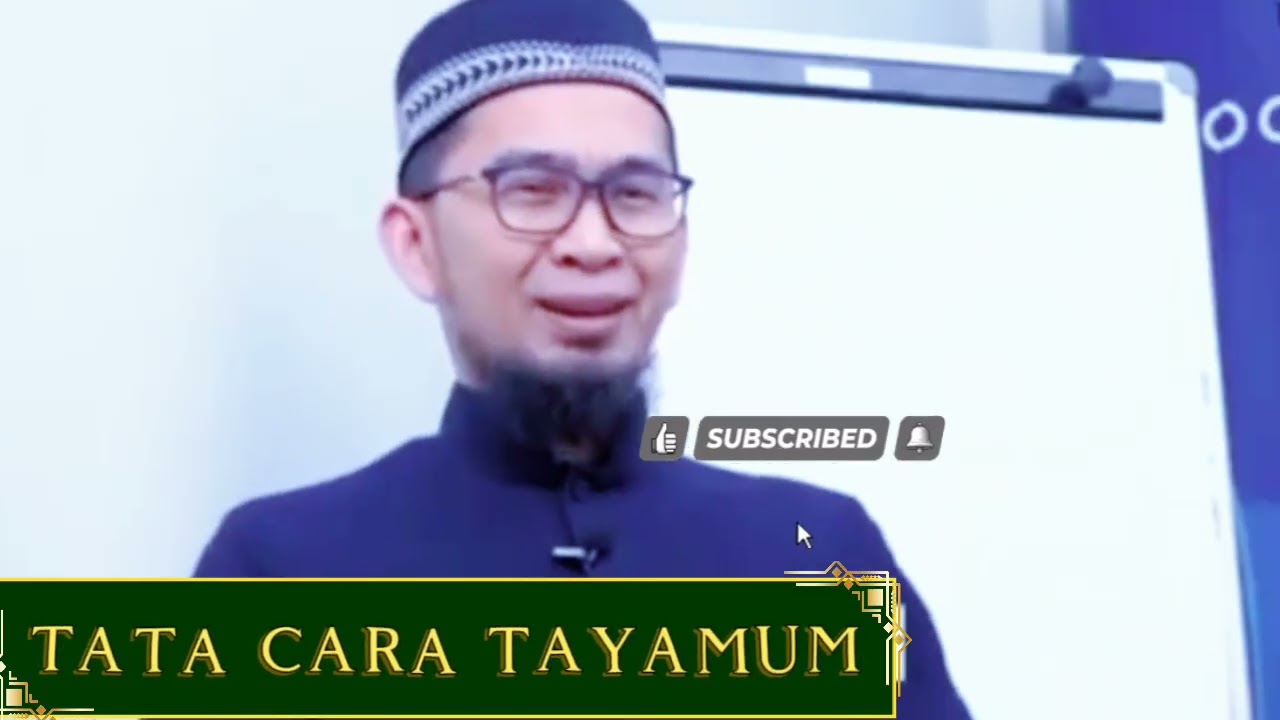 Ustadz Adi Hidayat  hari ke 7 di bulan ramadhan. tata cara tayamum